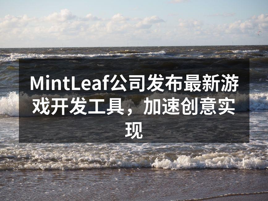 MintLeaf公司发布最新游戏开发工具